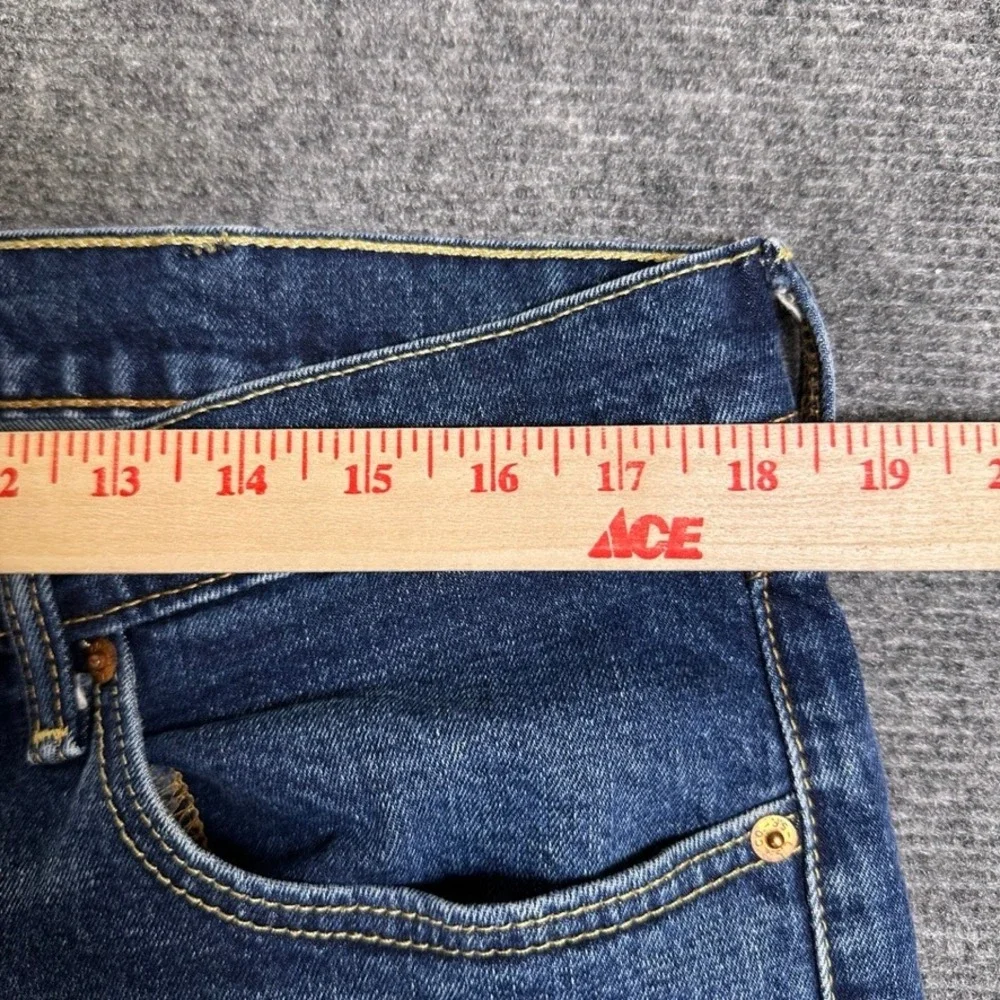Levis 505 Regular Fit Jeans Mens 38x30 Dark Wash Straight Leg PC9-00505-1455